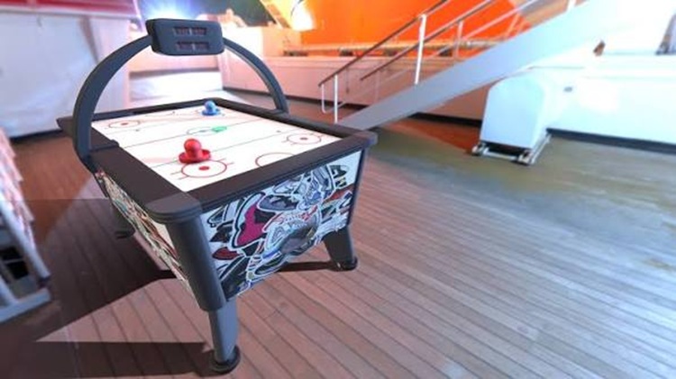 3D Air Hockey 2026 gameplay featuring realistic 3D tables, fast-paced puck action and smooth arcade controls.