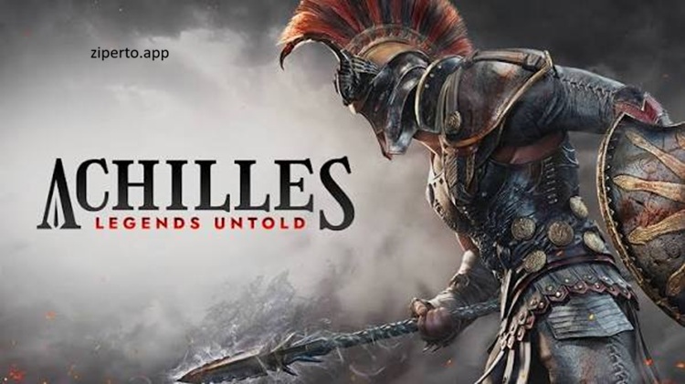Achilles: Legends Untold gameplay featuring Achilles battling mythical monsters, ancient Greek ruins and fantasy action RPG exploration.