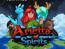 Arietta of Spirits gameplay featuring Arietta exploring a colorful spirit world and battling mysterious creatures.