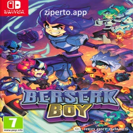 Berserk Boy 2026 gameplay showing a fast-moving hero battling enemies in colorful action platforming levels.