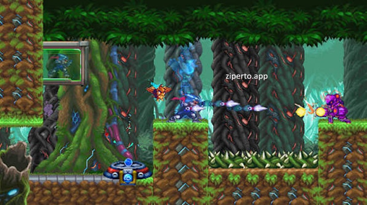 Berserk Boy 2026 gameplay showing a fast-moving hero battling enemies in colorful action platforming levels.