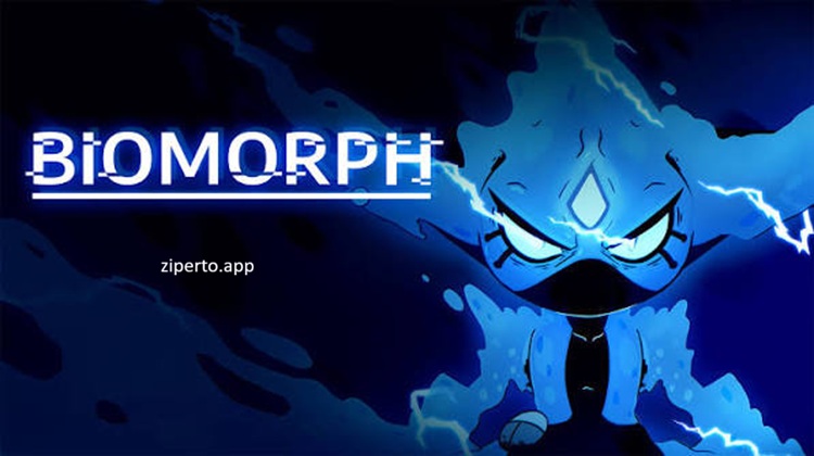 Biomorph gameplay showing shapeshifting combat, hand-drawn environments, monster abilities and challenging boss battles.