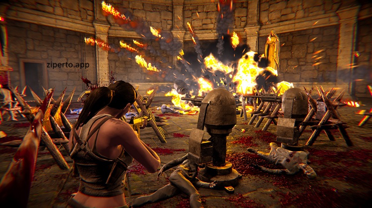 Blood Waves 2026 gameplay featuring zombie survival, intense gunfights, deadly monster waves, and action-packed combat.