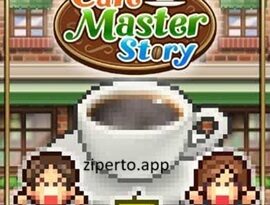 Cafe Master Story gameplay featuring pixel-art café management, delicious recipes, happy customers and cozy business simulation.