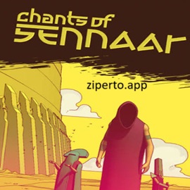 Chants of Sennaar gameplay featuring language puzzles, ancient tower exploration, and beautiful cel-shaded visuals.
