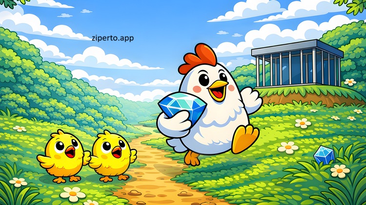Chicken Rescue gameplay featuring cute chickens, colorful puzzle levels, obstacle solving, farm environments and casual rescue adventure.