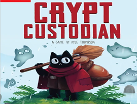 Crypt Custodian gameplay showing Pluto battling enemies with a magical broom, exploring colorful fantasy areas and uncovering hidden secrets.