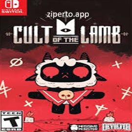 Cult of the Lamb gameplay featuring a cute lamb leading followers, exploring dungeons, and battling enemies in a dark fantasy world.