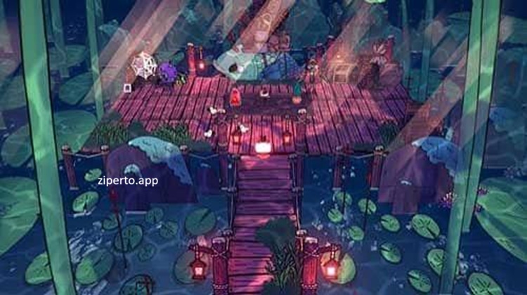 Cult of the Lamb gameplay featuring a cute lamb leading followers, exploring dungeons, and battling enemies in a dark fantasy world.