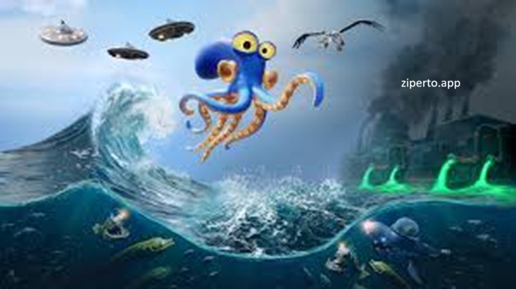 Darwin's Paradox 2026 gameplay featuring an octopus solving puzzles and exploring detailed platforming environments.