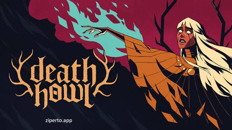 Death Howl gameplay featuring tactical card battles, mystical landscapes, supernatural enemies, strategic combat and dark fantasy exploration.