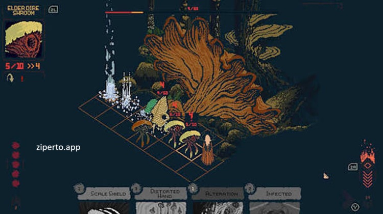Death Howl gameplay featuring tactical card battles, mystical landscapes, supernatural enemies, strategic combat and dark fantasy exploration.