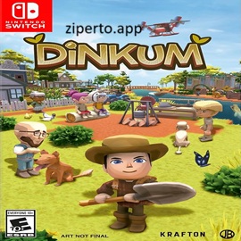 Dinkum gameplay featuring farming, town building, fishing, crafting, wildlife and colorful Australian-inspired island landscapes.