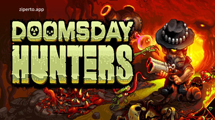 Doomsday Hunters gameplay showing fast twin-stick shooting, powerful weapons, mutant enemies and intense boss battles on Nintendo Switch.