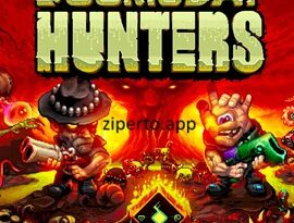 Doomsday Hunters gameplay showing fast twin-stick shooting, powerful weapons, mutant enemies and intense boss battles on Nintendo Switch.