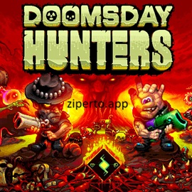 Doomsday Hunters gameplay showing fast twin-stick shooting, powerful weapons, mutant enemies and intense boss battles on Nintendo Switch.