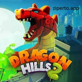Dragon Hills 2 gameplay showing a giant dragon smashing through cities, battling zombies, robots, monsters, and explosive action on Nintendo Switch.