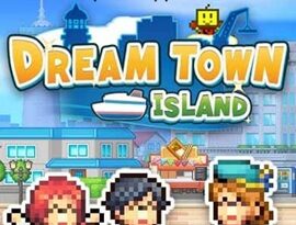 Dream Town Island gameplay featuring city building, colorful neighborhoods, happy residents, thriving businesse and relaxing town management.