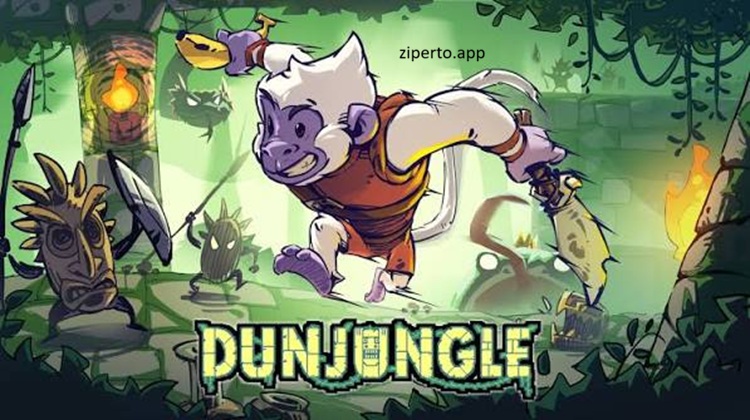 Dunjungle 2026 gameplay featuring a character exploring a mysterious dungeon and facing dangerous enemies.