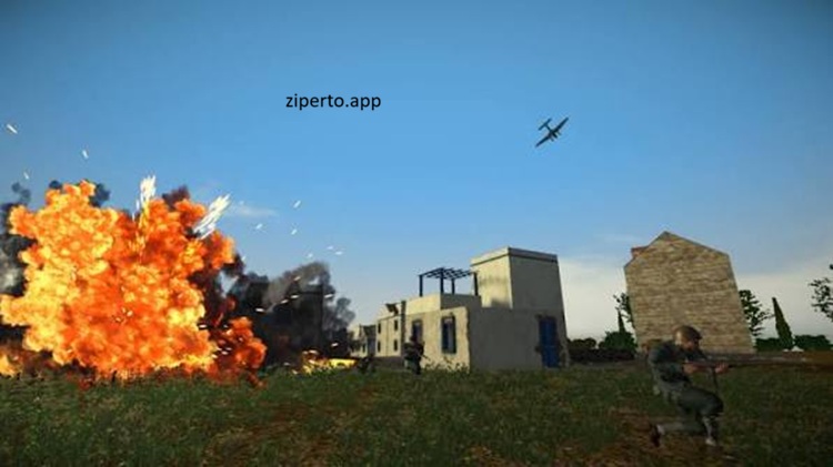 Easy Red 2 gameplay featuring World War II soldiers, military vehicles, battlefield combat, tactical missions and historical warfare.