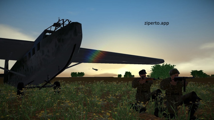 Easy Red 2 gameplay featuring World War II soldiers, military vehicles, battlefield combat, tactical missions and historical warfare.
