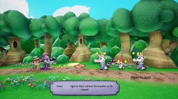 Escape from Ever After gameplay featuring fairy tale heroes, turn-based battles, colorful fantasy kingdoms and magical adventure.