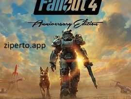 Fallout 4: Anniversary Edition 2026 gameplay featuring a post-apocalyptic wasteland, weapon customization, settlements, combat, and open-world exploration.