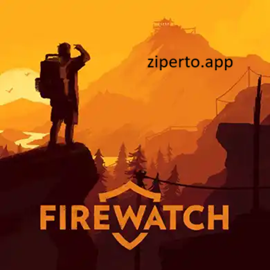 Firewatch gameplay showing a fire lookout exploring a beautiful Wyoming wilderness while communicating through a radio.