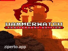 Hammerwatch Anniversary Edition gameplay featuring pixel-art dungeon exploration, heroic battles, fantasy monsters and retro hack-and-slash combat.