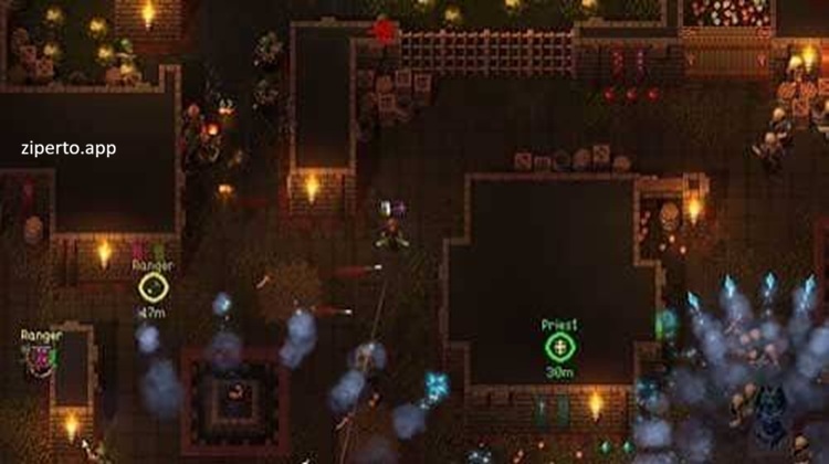 Hammerwatch Anniversary Edition gameplay featuring pixel-art dungeon exploration, heroic battles, fantasy monsters and retro hack-and-slash combat.