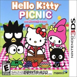 Hello Kitty Picnic with Sanrio Friends 2026 gameplay featuring Hello Kitty, Sanrio characters, colorful picnic areas, mini-games, and cozy adventures.