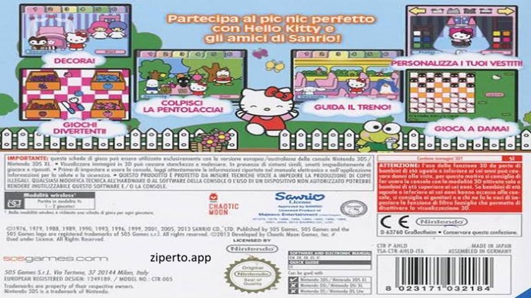 Hello Kitty Picnic with Sanrio Friends 2026 gameplay featuring Hello Kitty, Sanrio characters, colorful picnic areas, mini-games, and cozy adventures.