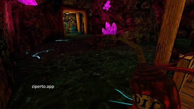 Horror Tale 2: Samantha gameplay showing a character exploring a creepy environment filled with mysterious clues and horror elements.