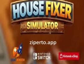 House Fixer Simulator gameplay featuring home renovation, interior decorating, wall painting, furniture placement and realistic house restoration.