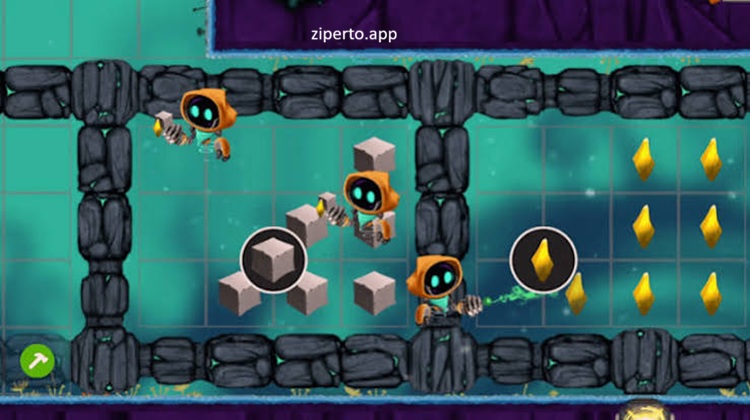 Illuminaria gameplay showing players building automated bases, managing resources, mysterious areas and defending their growing operations.