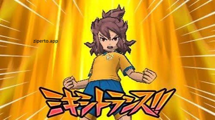 Inazuma Eleven GO 2: Chrono Stone – Raimei gameplay featuring anime football players, special techniques and time-travel scenes.