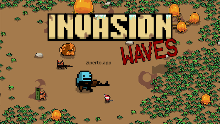 Invasion Waves 2026 gameplay featuring intense survival shooting, endless enemy waves and fast-paced arcade action.