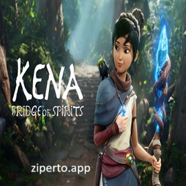 Kena: Bridge of Spirits gameplay featuring Kena and the Rot exploring a magical forest and battling dangerous enemies.