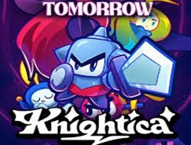 Knightica Nintendo Switch gameplay featuring a brave knight exploring a fantasy world and facing dangerous enemies in tactical battles.