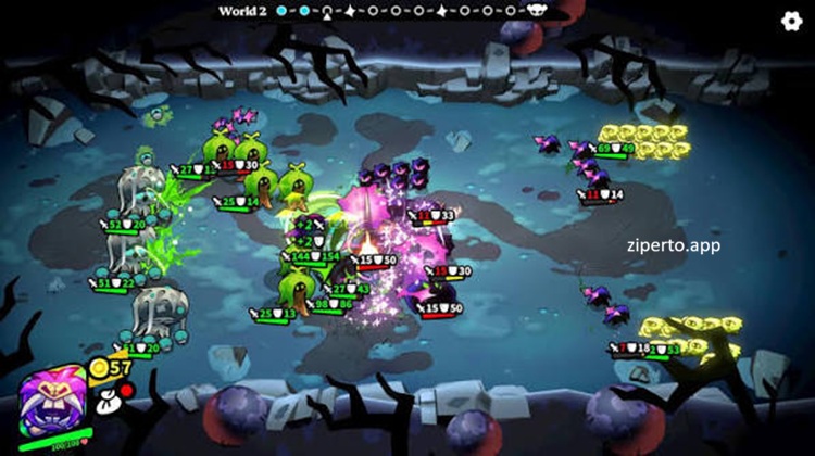 Knightica Nintendo Switch gameplay featuring a brave knight exploring a fantasy world and facing dangerous enemies in tactical battles.
