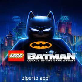 LEGO Batman: Legacy of the Dark Knight featuring Batman exploring Gotham City and battling villains in a colorful LEGO adventure.