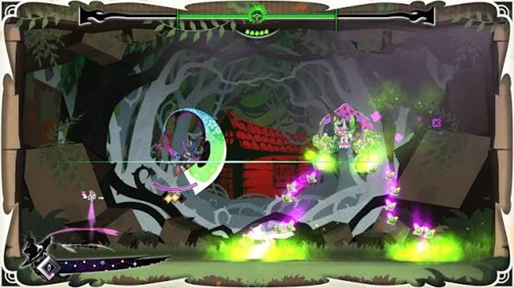 Majogami 2026 gameplay featuring magical combat, anime-inspired visuals, and fantasy adventure across vibrant environments.