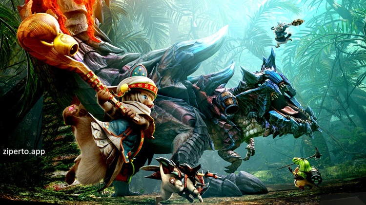 Monster Hunter Generations Ultimate 2026 gameplay featuring epic monster battles, powerful weapons, and action RPG hunting.