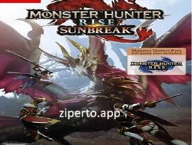 Monster Hunter Rise: Sunbreak gameplay featuring hunters battling giant monsters, fantasy environments, powerful weapons and action RPG combat.