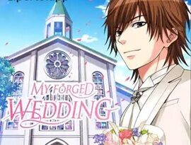 My Forged Wedding gameplay featuring romantic visual novel scenes, anime characters, heartfelt dialogue, relationship choices, and interactive love story.