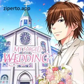 My Forged Wedding gameplay featuring romantic visual novel scenes, anime characters, heartfelt dialogue, relationship choices, and interactive love story.