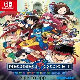 NEOGEO POCKET COLOR SELECTION Vol.2 gameplay featuring classic SNK handheld games, pixel-art graphics and retro gaming collection.