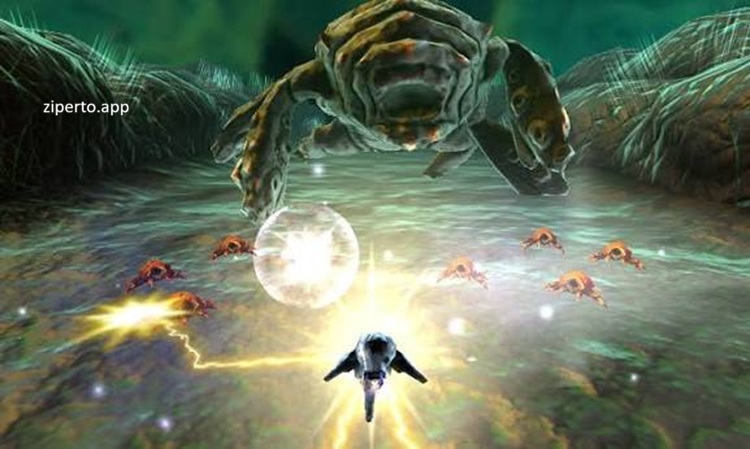 Nano Assault EX 2026 gameplay featuring fast twin-stick shooting, microscopic environments, virus battles and explosive sci-fi action.