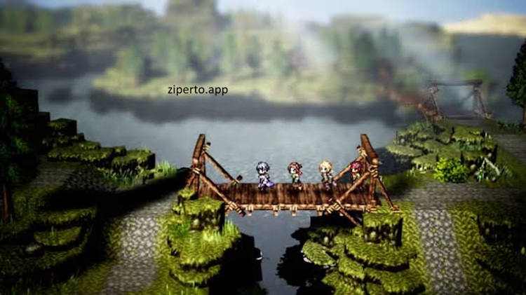 OCTOPATH TRAVELER 0 2026 gameplay featuring HD-2D graphics, turn-based battles, fantasy exploration and a party of adventurous heroes.