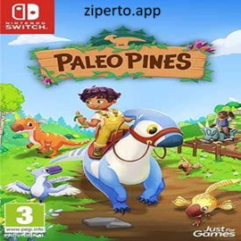 Paleo Pines gameplay featuring a cozy dinosaur ranch, colorful landscapes, friendly dinosaurs, and peaceful farming activities.
